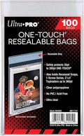 Ultra Pro One-Touch Trading Card Protective Bags (100 Sleeves), Clear, 3 x 4 inches, Polypropylene (PP), 100 Count