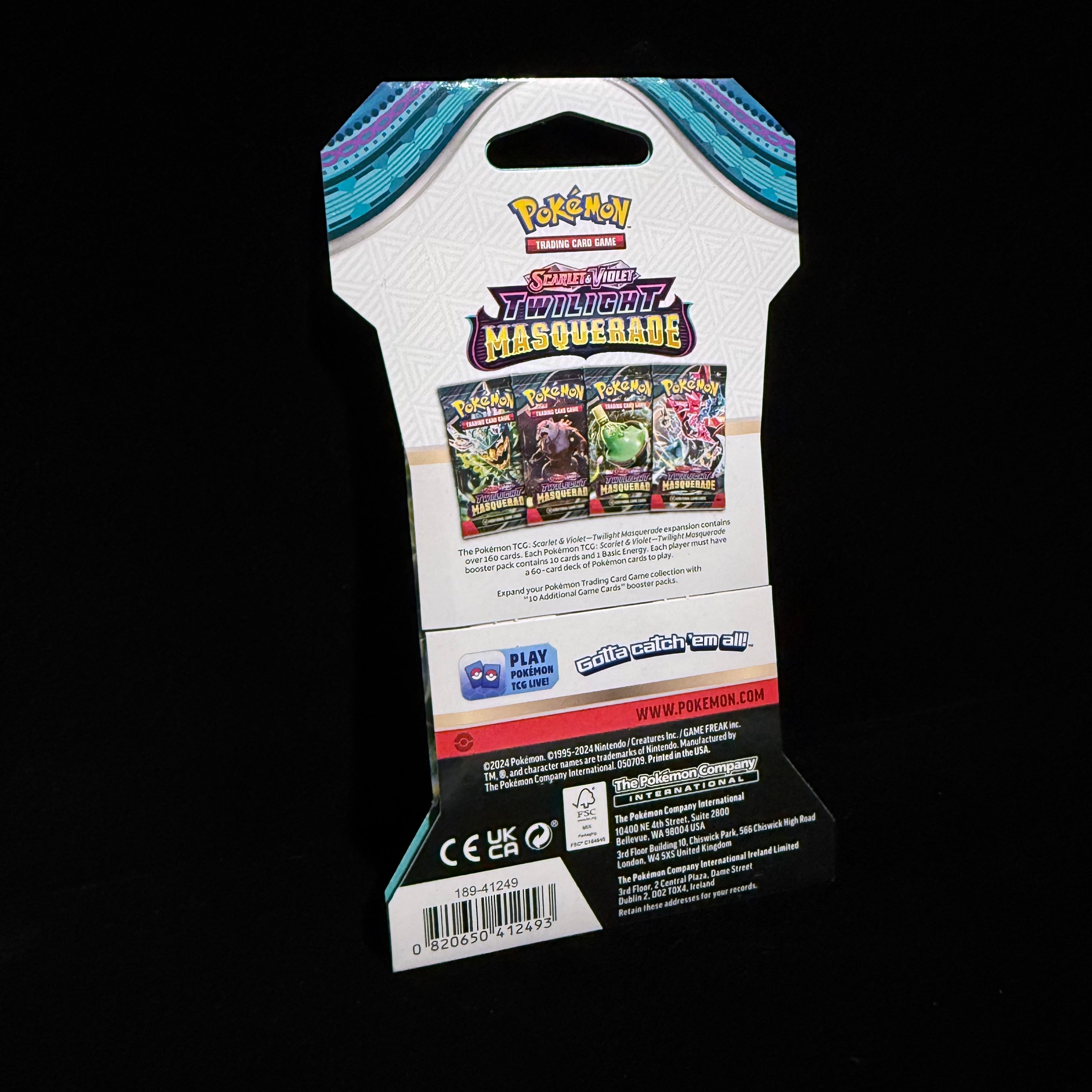 Pokémon Twilight Masquerade Sleeved Booster Pack | SV06 Sealed TCG