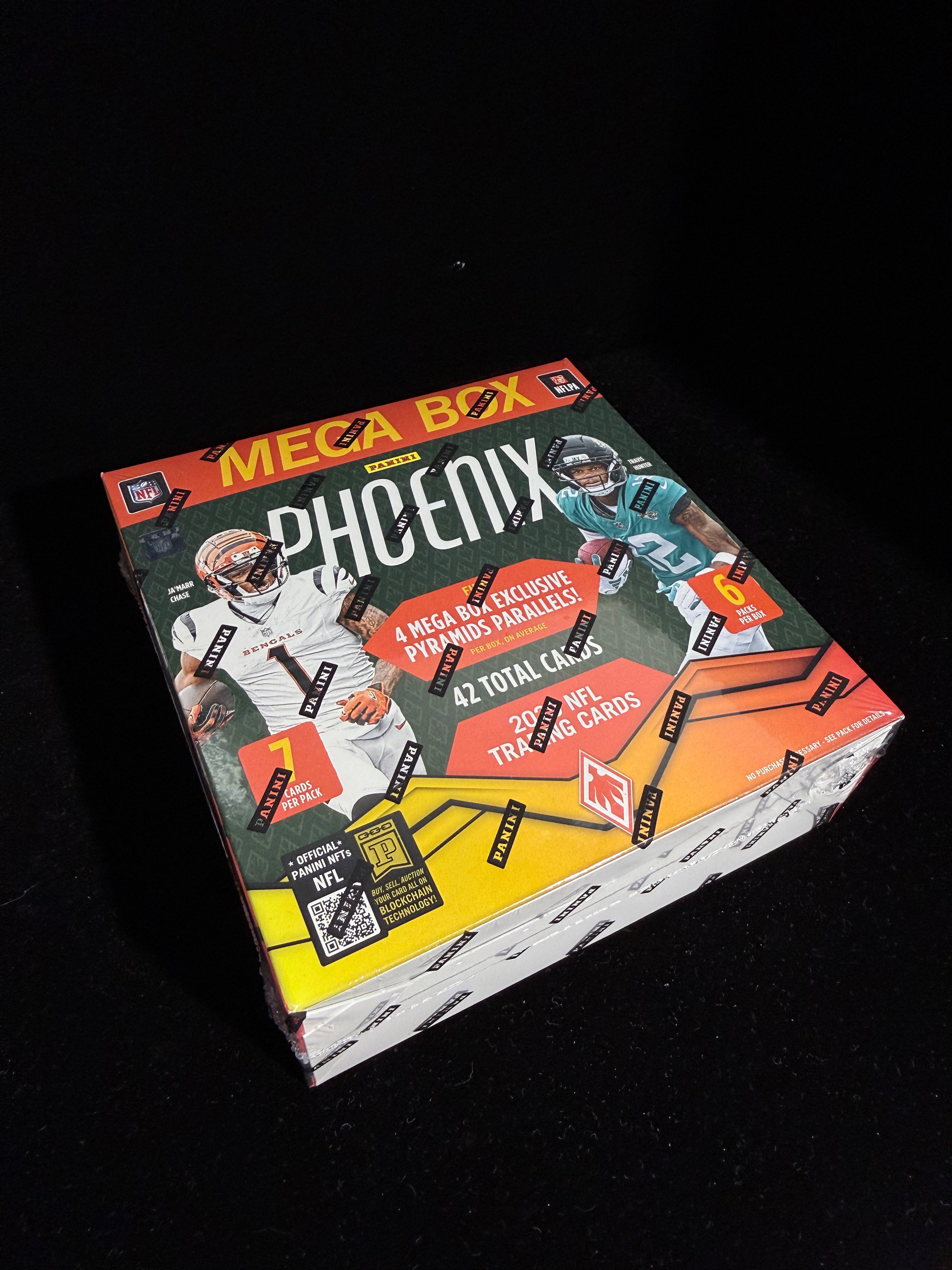 2025 Panini Phoenix Football Mega Box Factory Sealed NFL Trading Cards