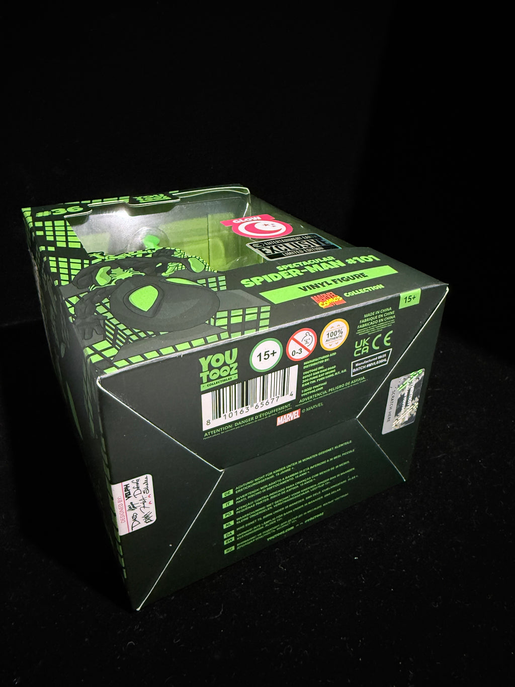 Marvel Comics Collection Spectacular Spider-Man #101 Glow in the Dark Vinyl Figure #36
