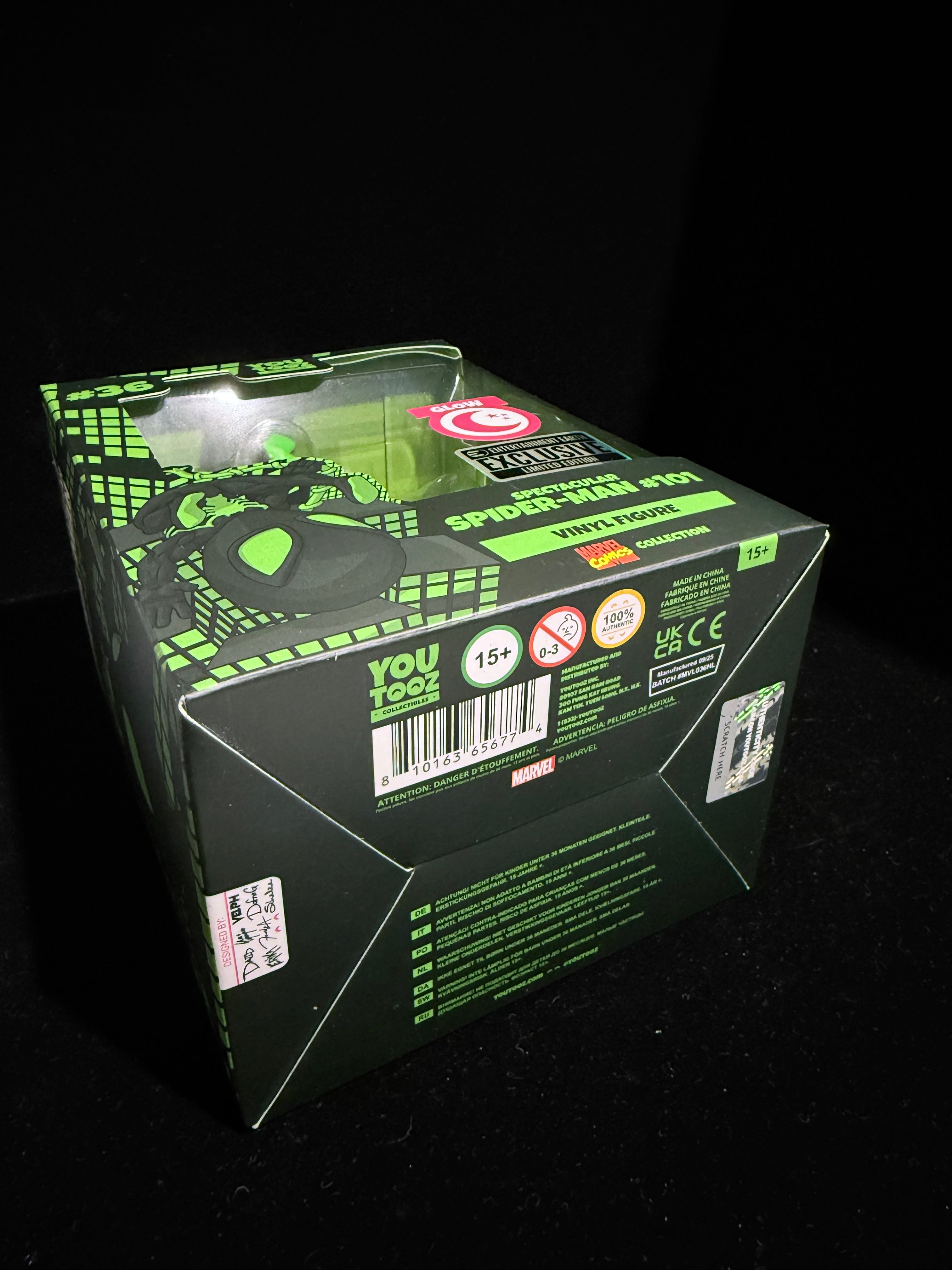 Marvel Comics Collection Spectacular Spider-Man #101 Glow in the Dark Vinyl Figure #36
