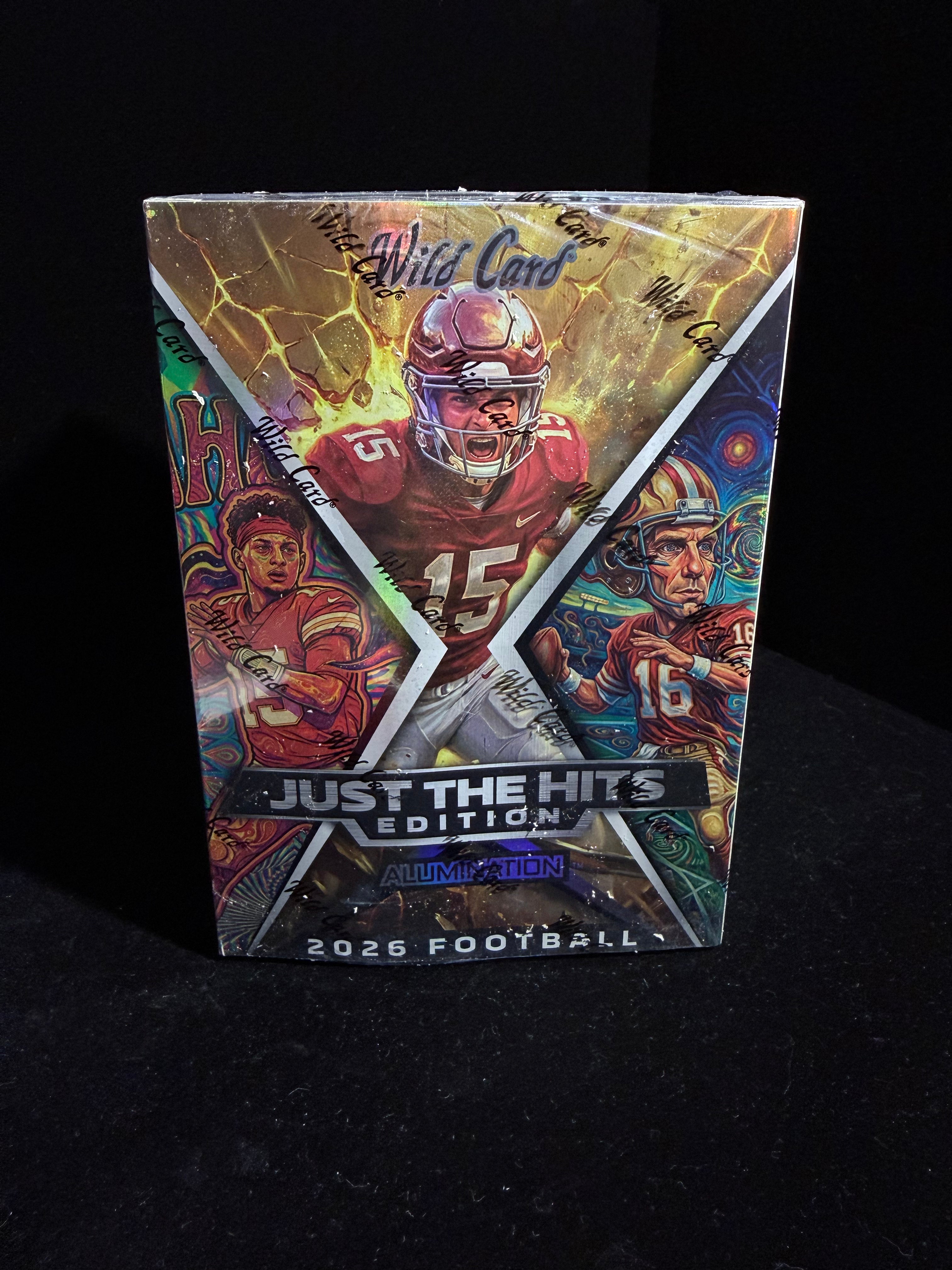 2026 WILD CARD JUST THE HITS "ALUMINATION" FOOTBALL