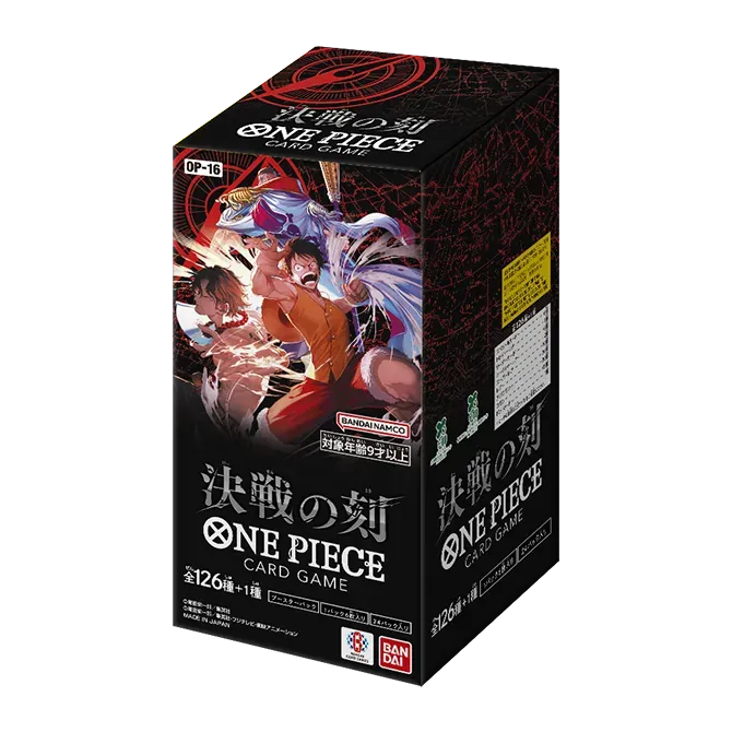 Bandai One Piece Card Game OP-16: The Time of Battle Booster Box (Japanese) – Pre Order Ships June 4