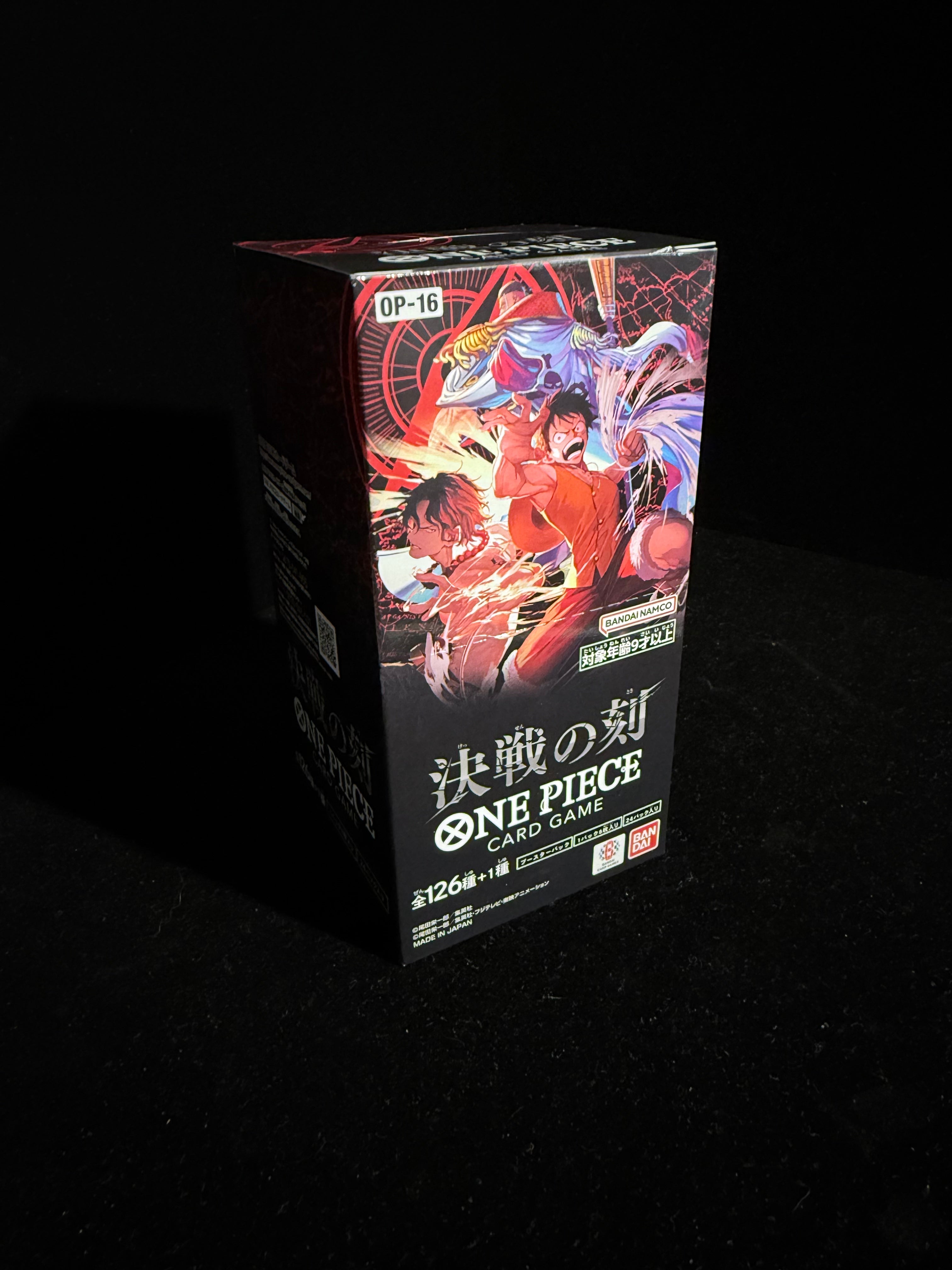 Bandai One Piece Card Game OP-16: The Time of Battle Booster Box (Japanese) –
