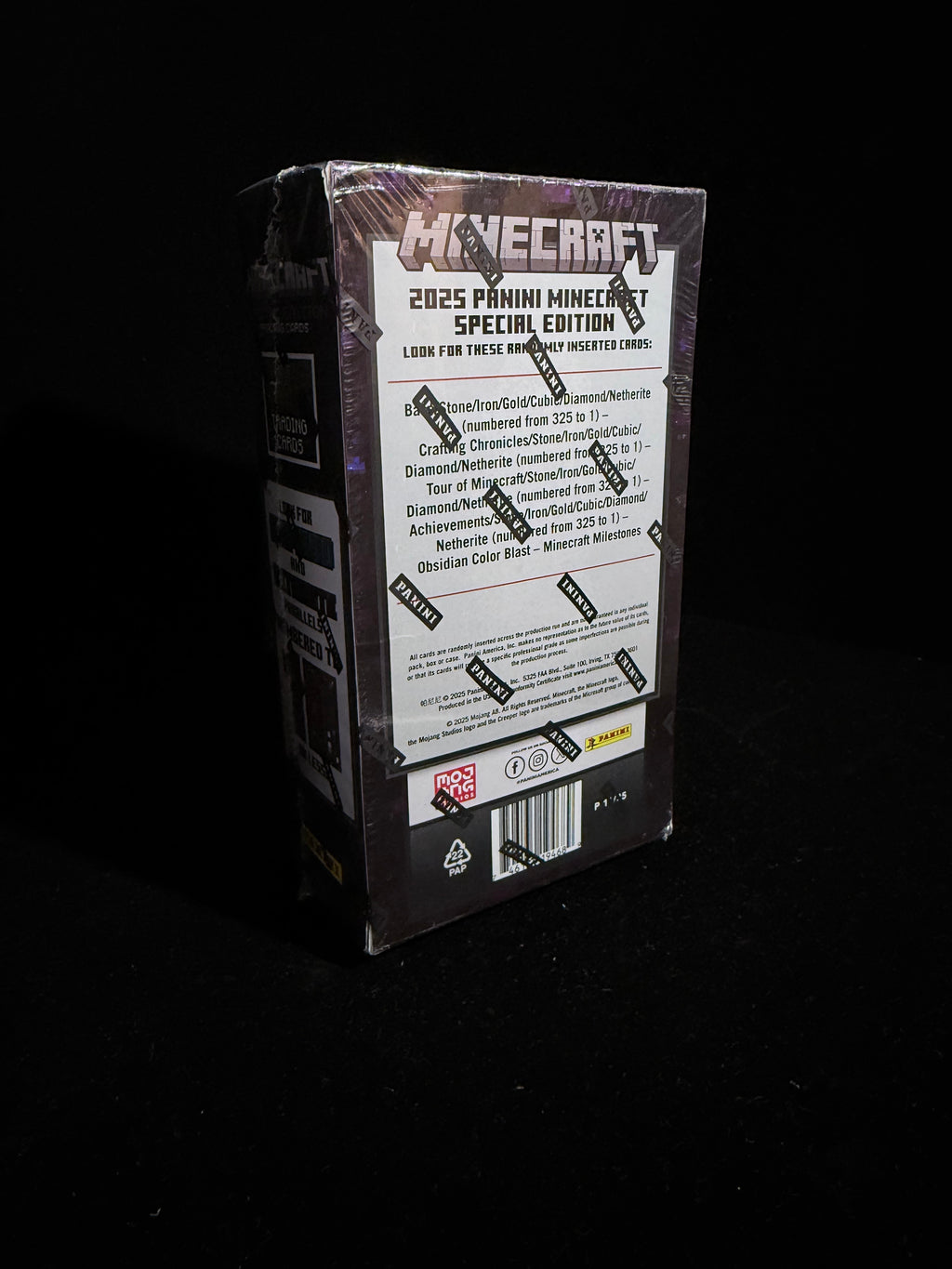 2025 Panini Minecraft Special Edition Trading Cards Box