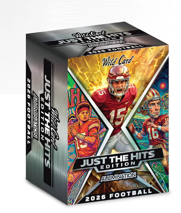 2026 WILD CARD JUST THE HITS "ALUMINATION" FOOTBALL