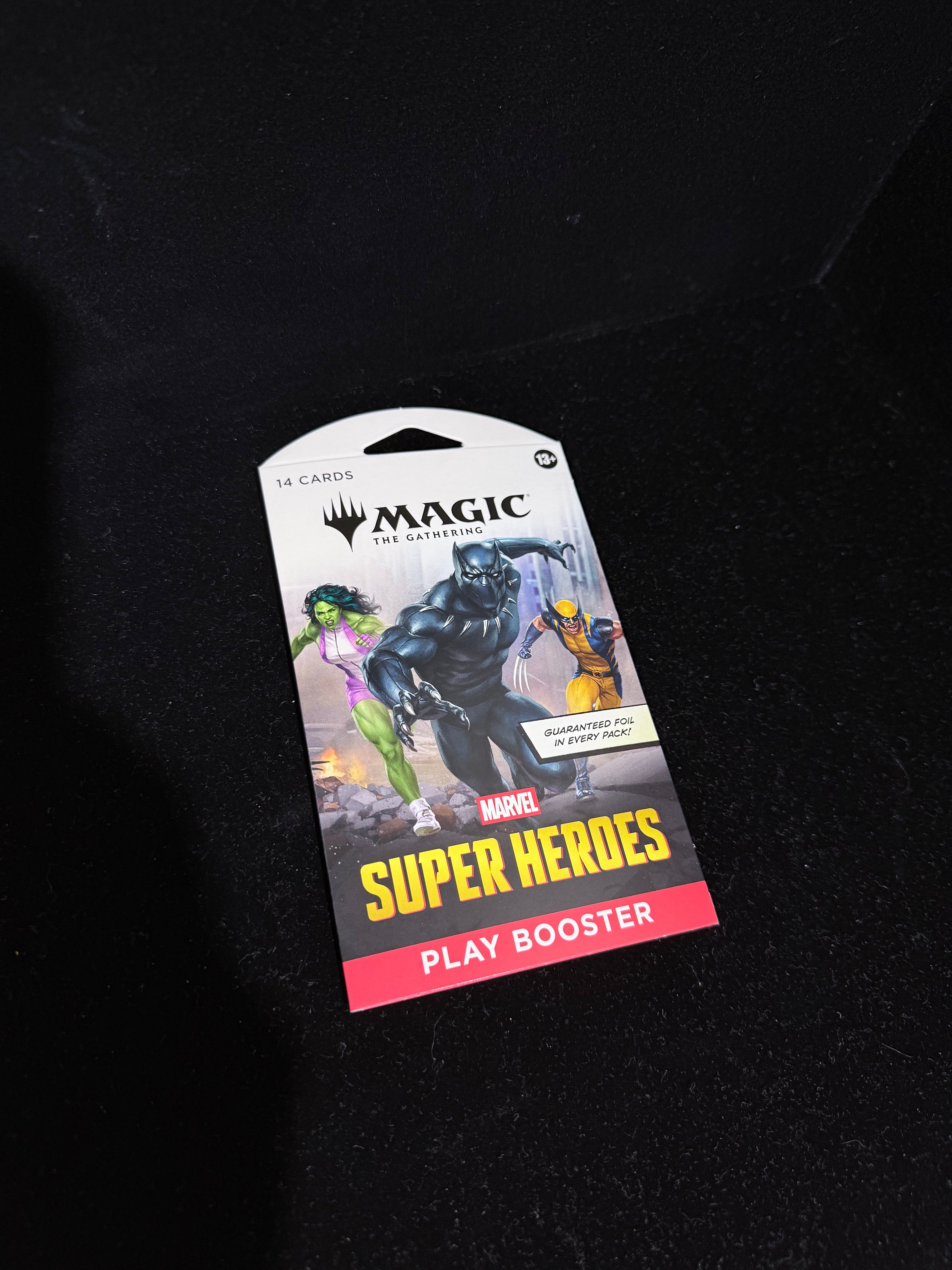 Magic: The Gathering Marvel Super Heroes Play Booster Sleeved pack