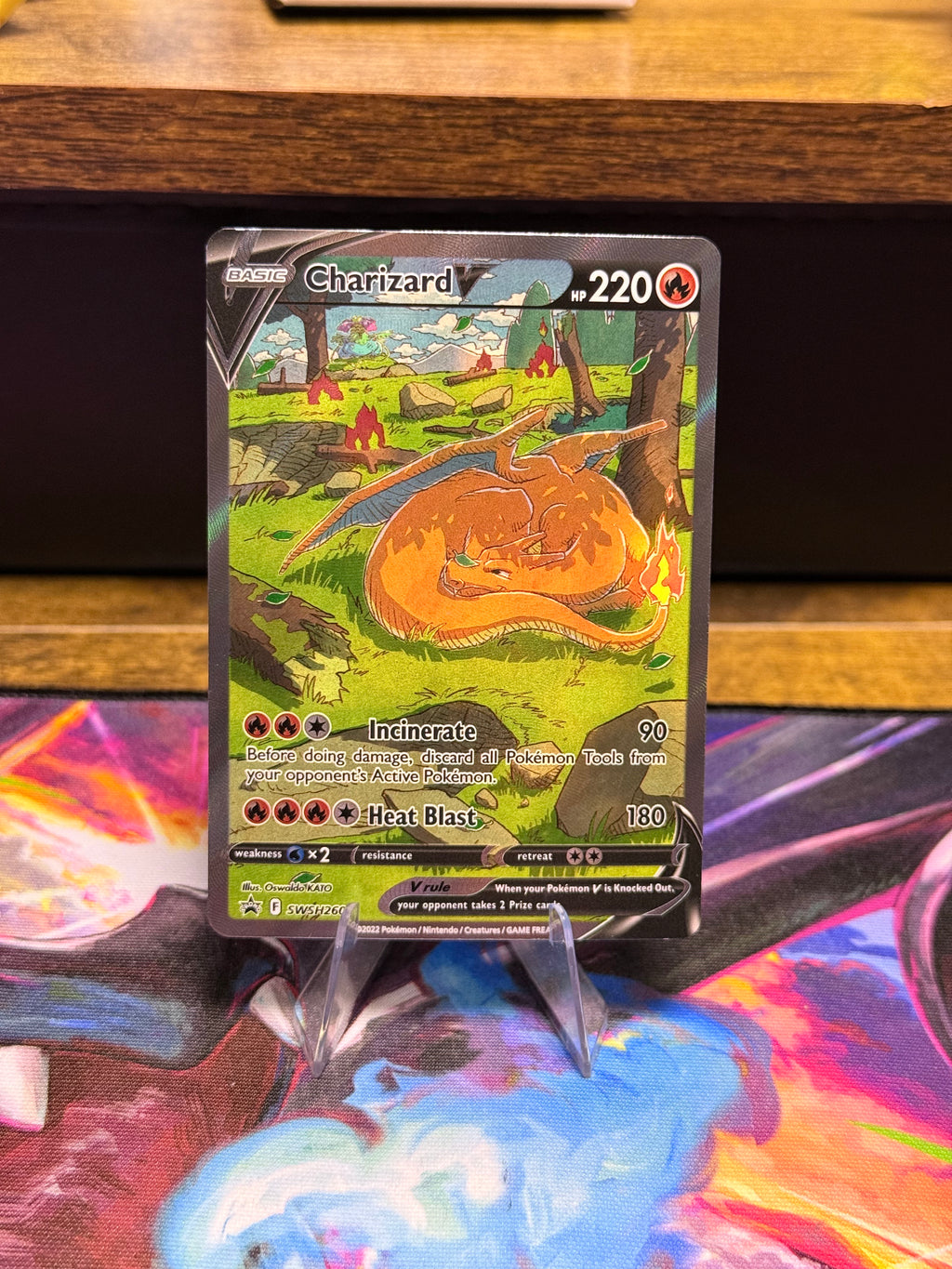 Charizard V SWSH260-SWSH: M Sword & Shield promo