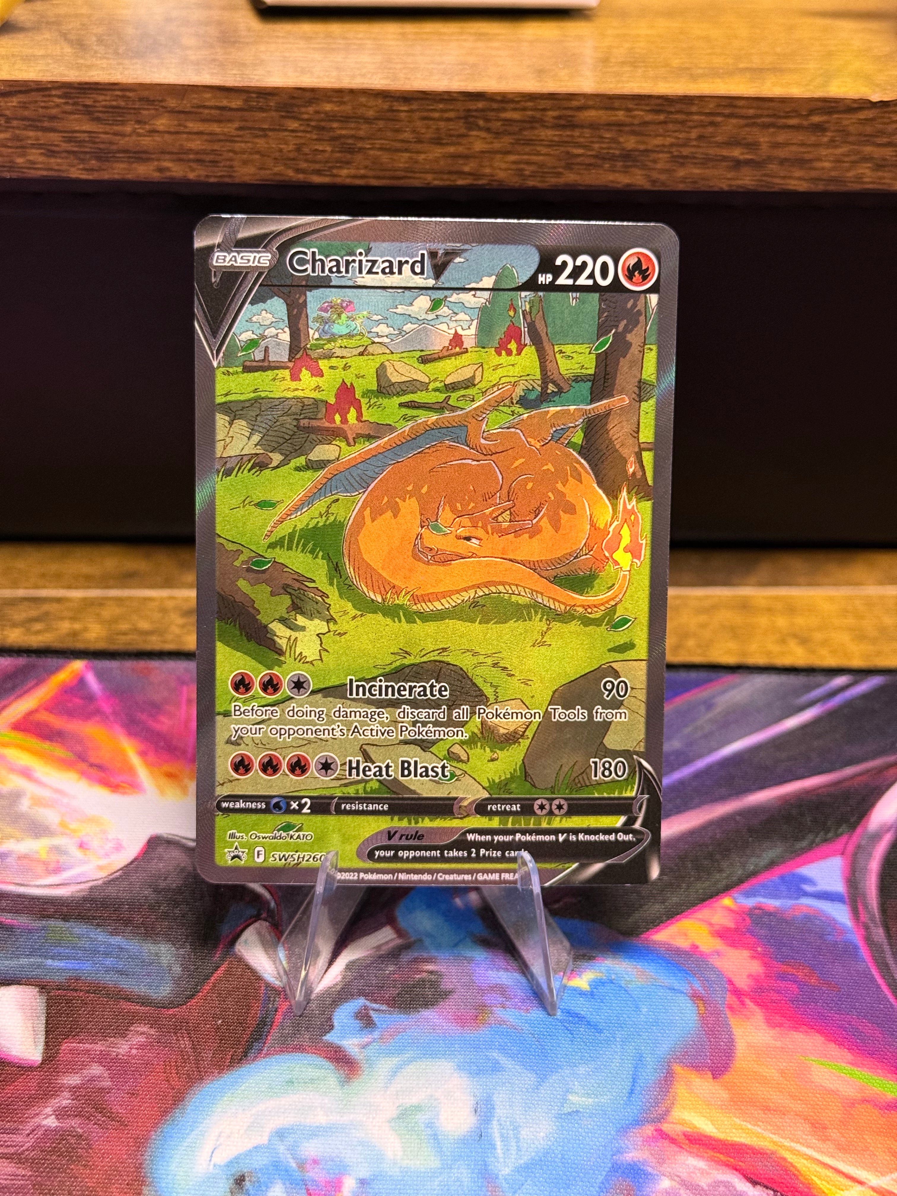 Charizard V SWSH260-SWSH: M Sword & Shield promo