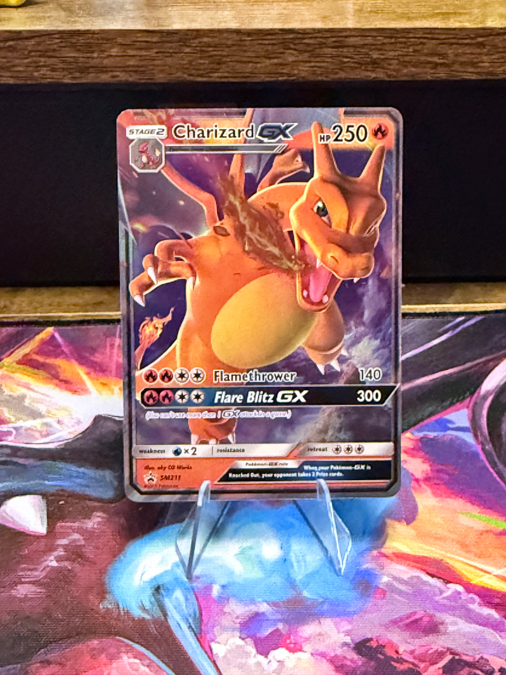 Charizard GX SM211 Black Star Promo Pokémon Card Near Mint