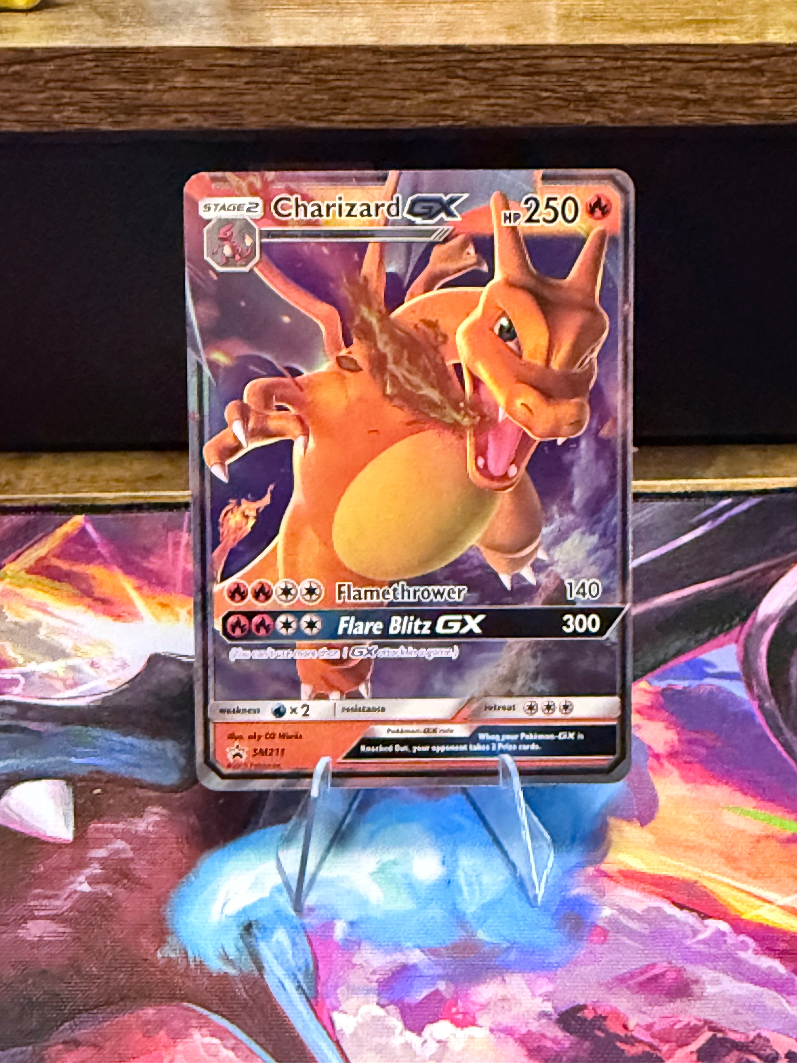 Charizard GX SM211 Black Star Promo Pokémon Card Near Mint