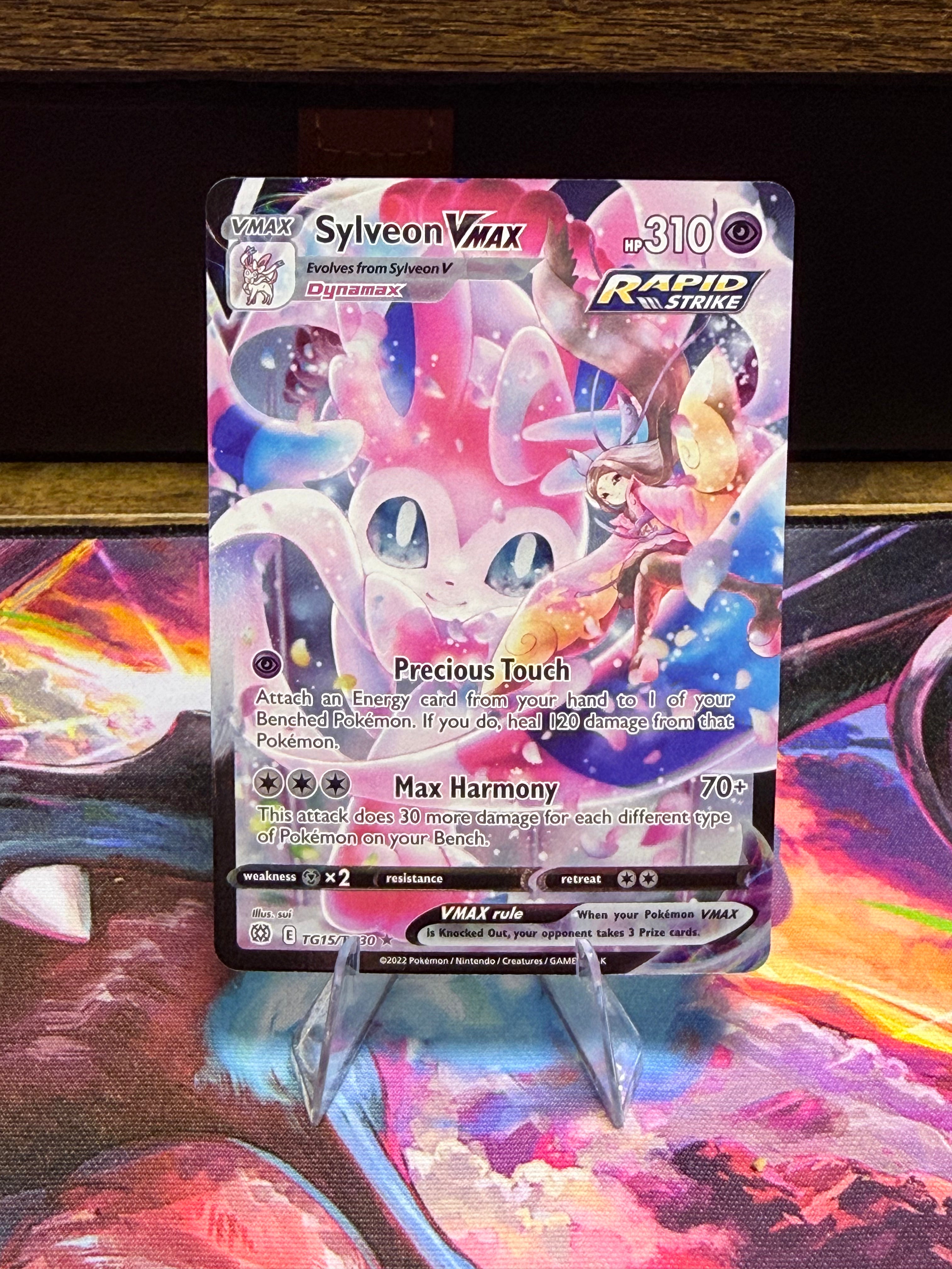 Sylveon VMAX TG15/TG30 Trainer Gallery Ultra Rare Pokémon Card | Brilliant Stars | Near Mint