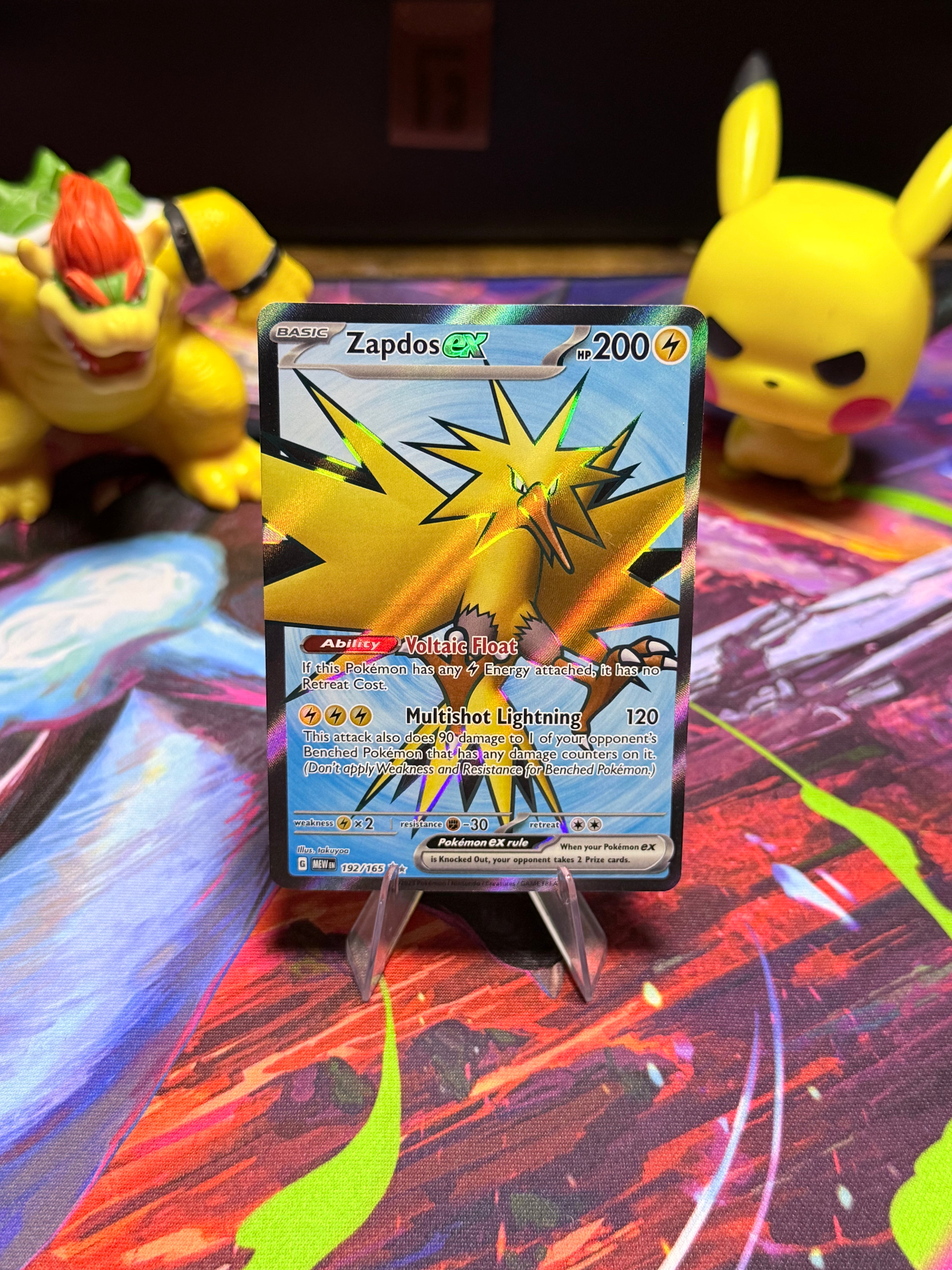 Zapdos ex 192/165 Special Illustration Rare Pokémon Scarlet & Violet 151 Card | Near Mint