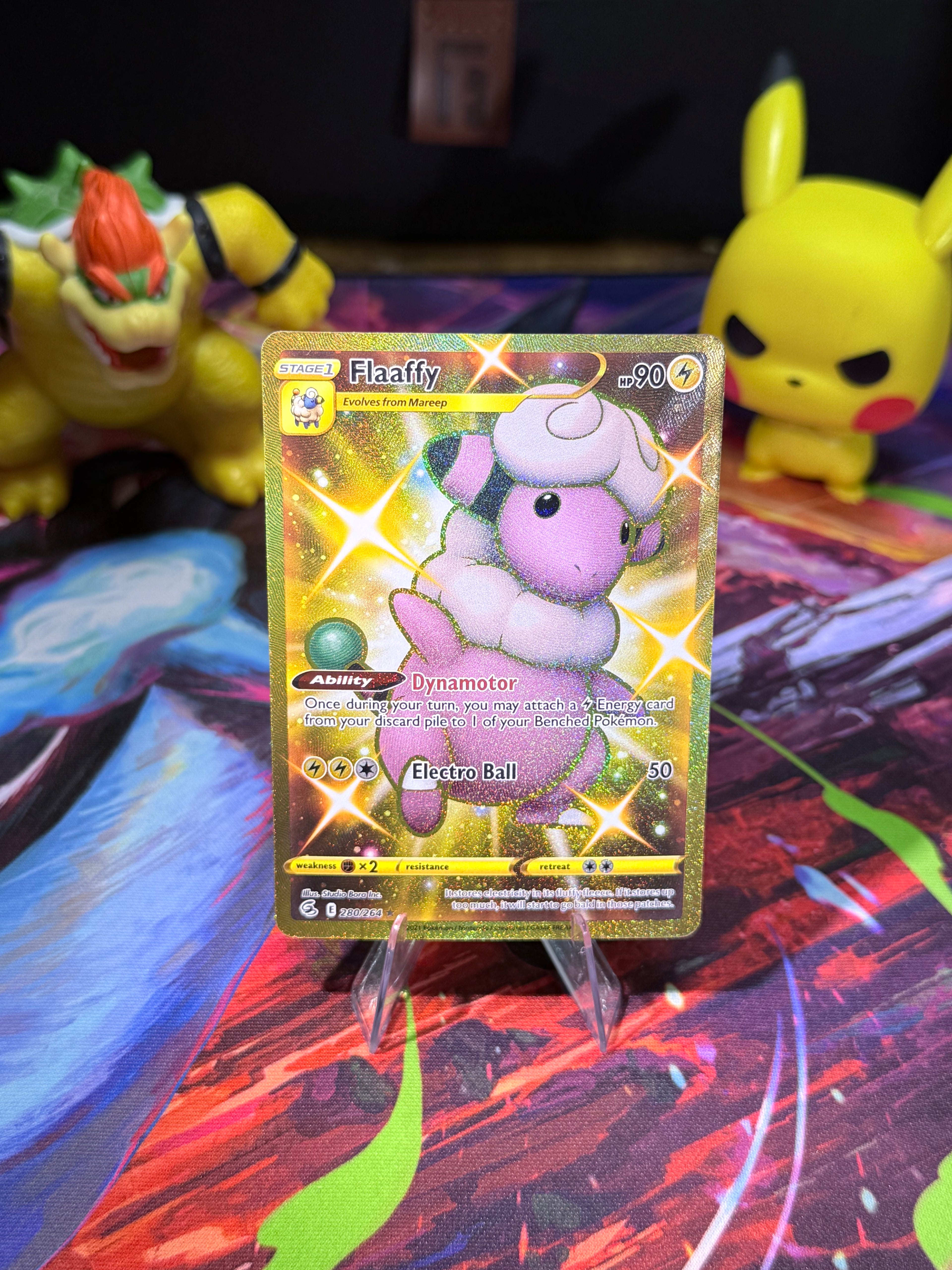 Flaaffy 280/264 | Fusion Strike Secret Rare Gold Pokémon Card | Near Mint