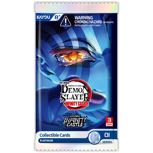 Demon Slayer: Kimetsu no Yaiba Infinity Castle Movie Edition 001 Collectible Trading Cards Display of 12 Packs