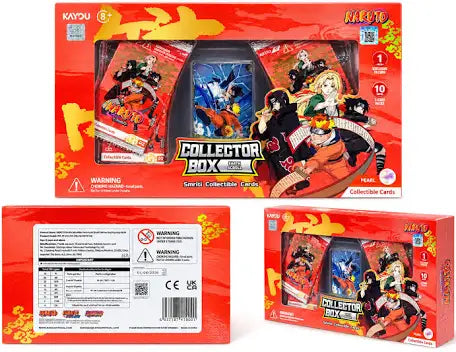Naruto Smriti Collectible Cards Earth Scroll 002A Collector Box of 10 Packs with PR Card