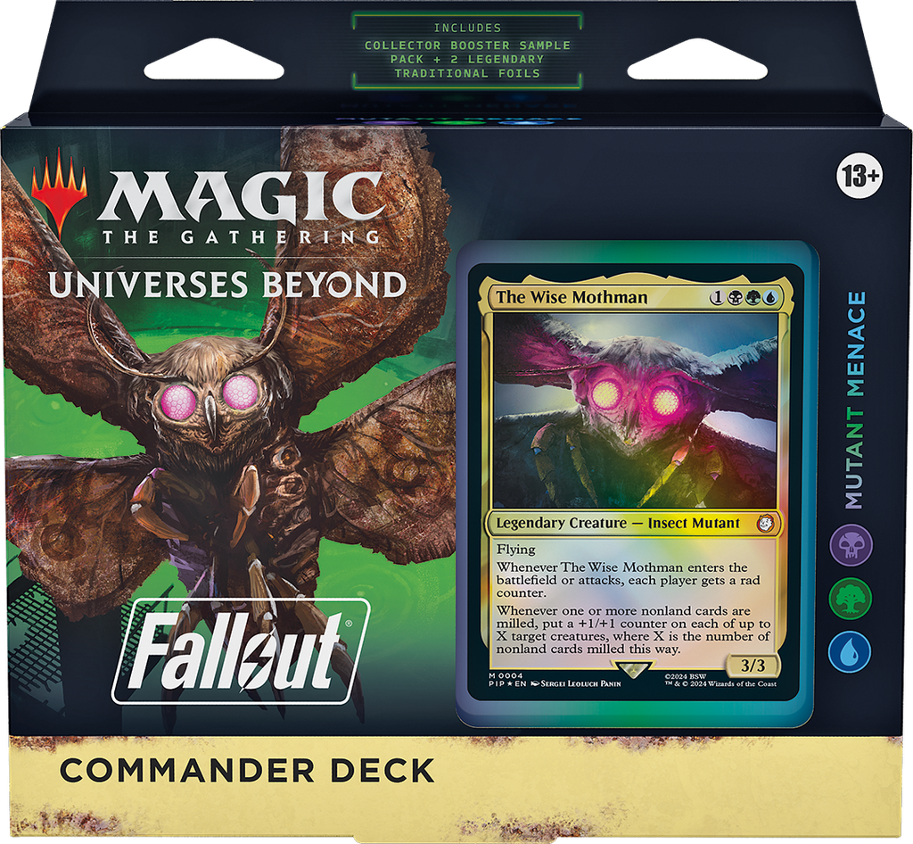 Magic the Gathering Fallout Commander Deck case