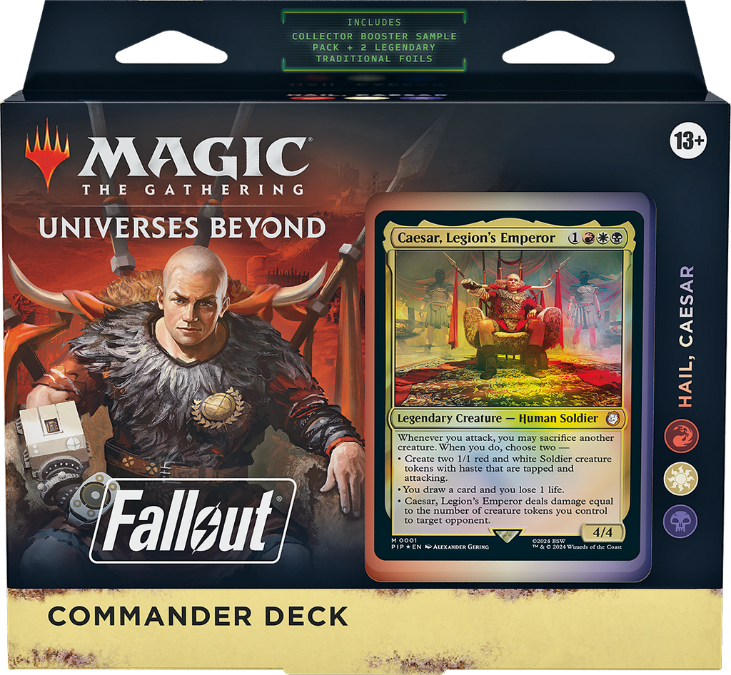 Magic the Gathering Fallout Commander Deck case