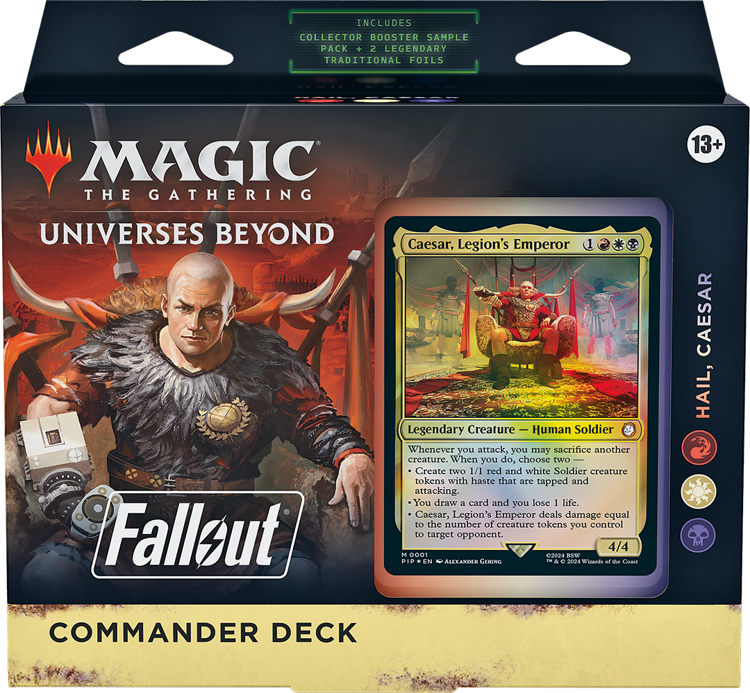 Magic the Gathering Fallout Commander Deck case