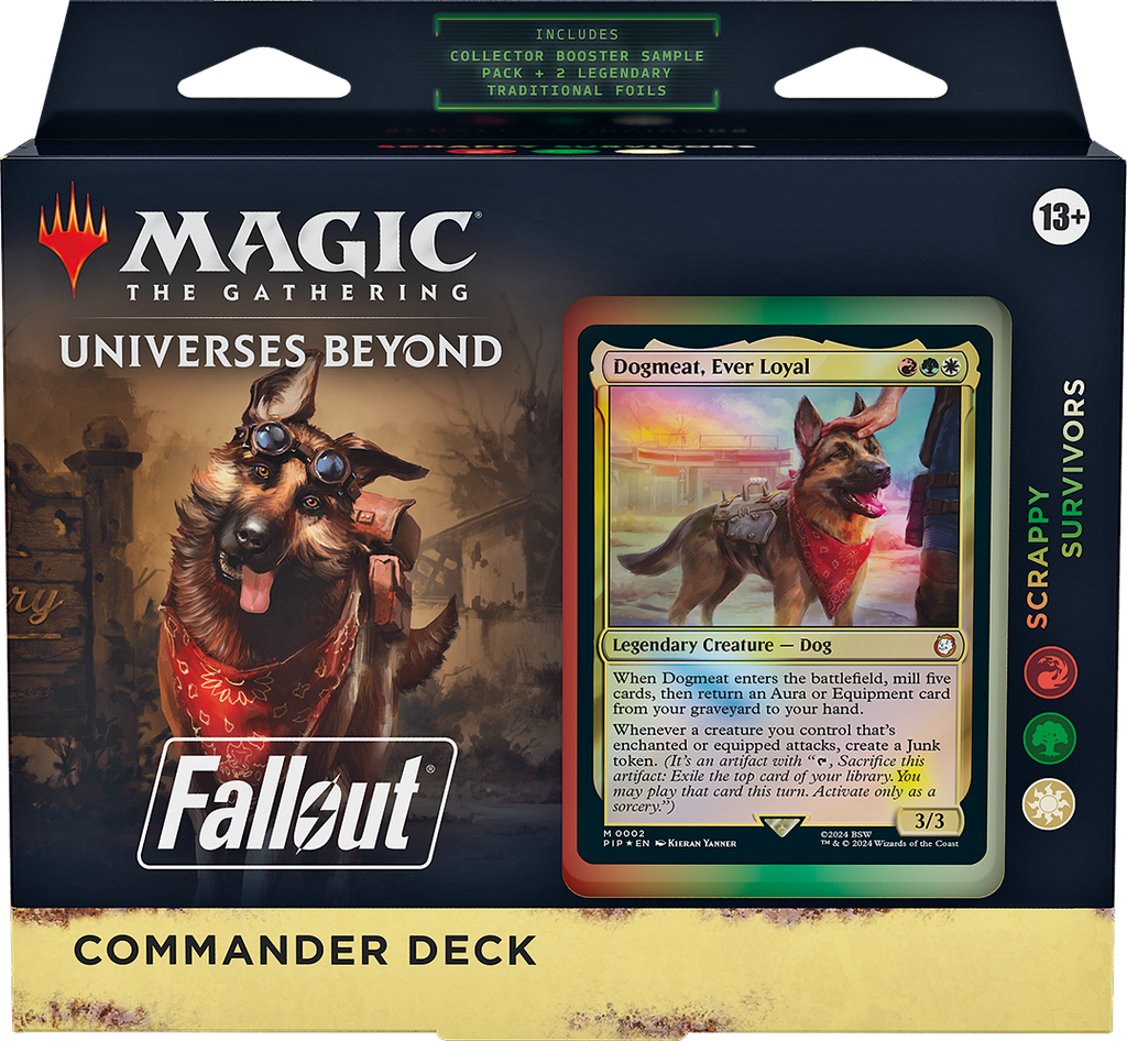 Magic the Gathering Fallout Commander Deck case