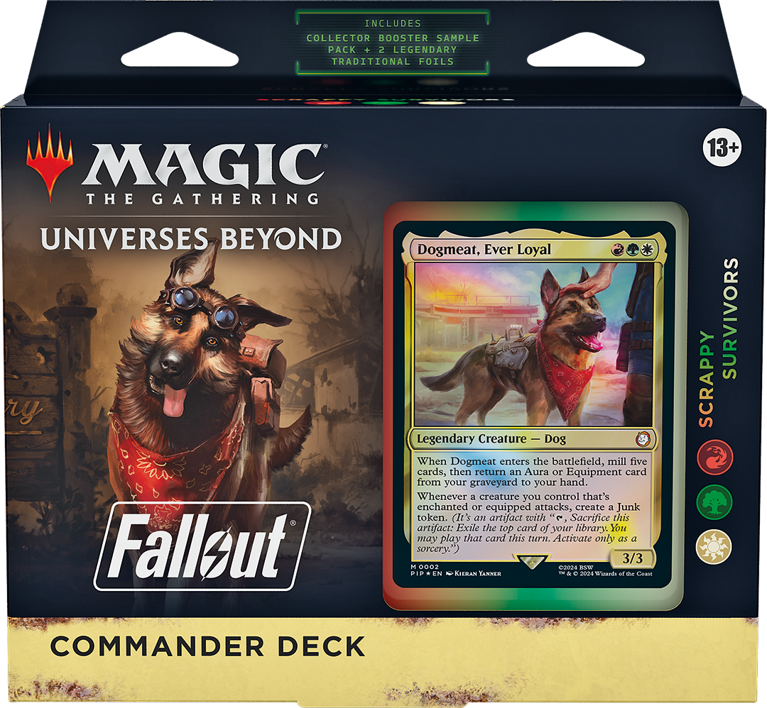 Magic the Gathering Fallout Commander Deck case