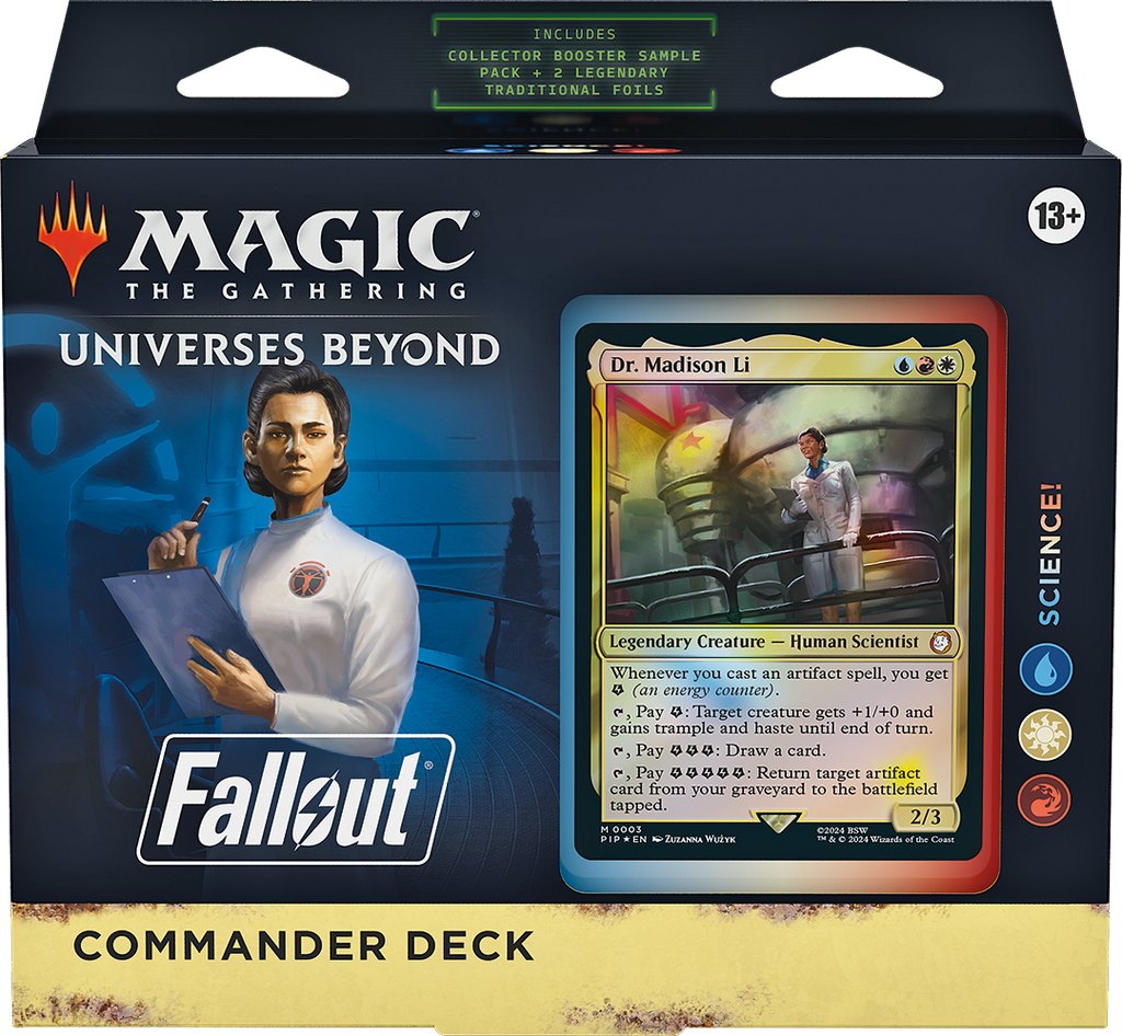 Magic the Gathering Fallout Commander Deck case