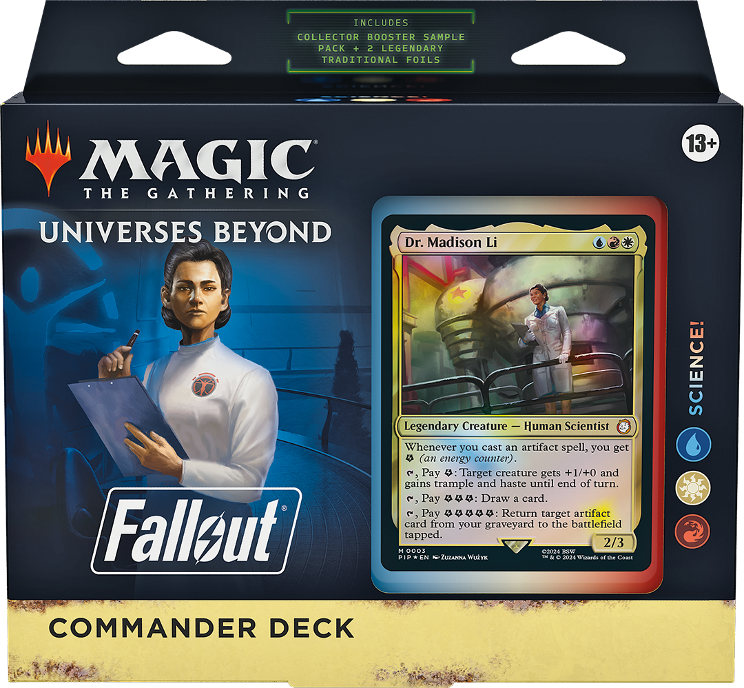 Magic the Gathering Fallout Commander Deck case