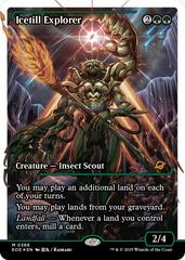 Card featuring an insect-like creature with fiery elements and game text.